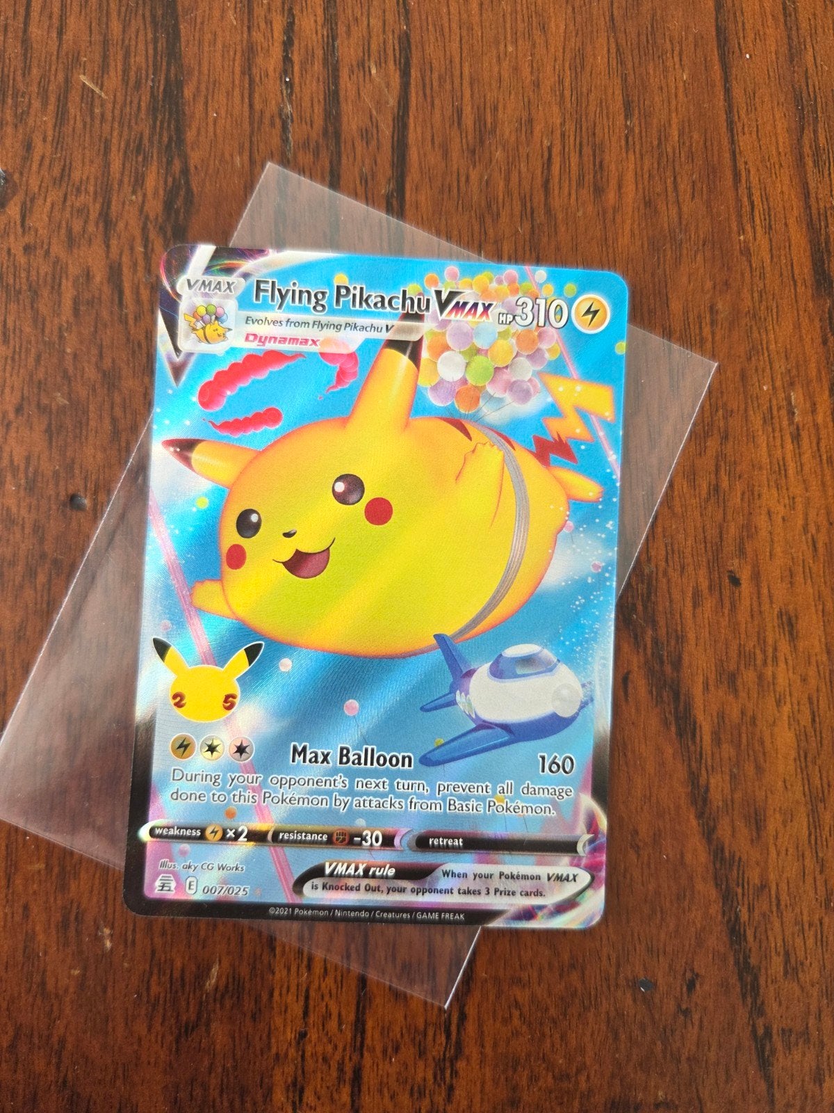 Celebrations Flying Pikachu VMax Full Art 7/25, Ophalen of Verzenden, Nieuw