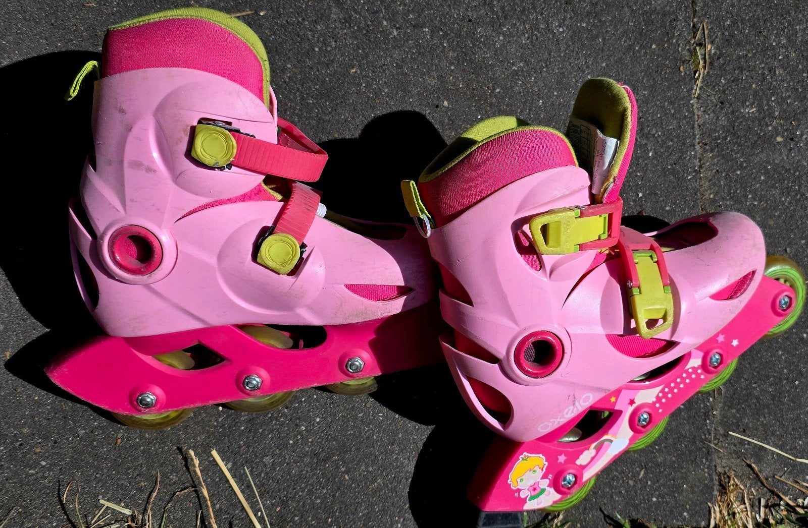 kinderskates OXELO maat 32 33 verstelbaar, Kinderen, Verzenden, Verstelbaar, Gebruikt
