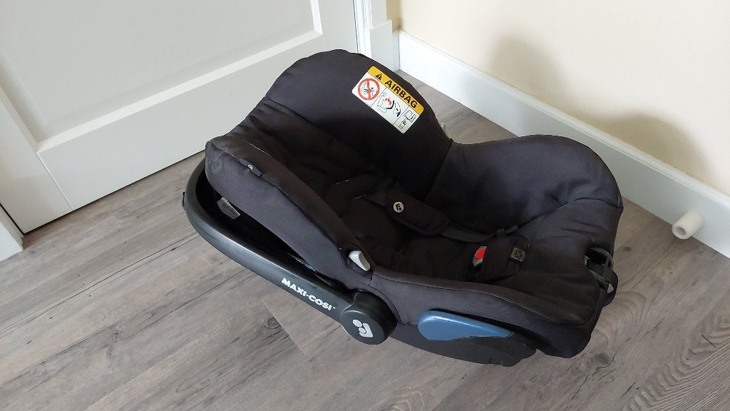 Maxi-cosi Citi + inzetstuk + regenhoes + adapters, Ophalen, 0 t/m 13 kg, Maxi-Cosi, Gebruikt