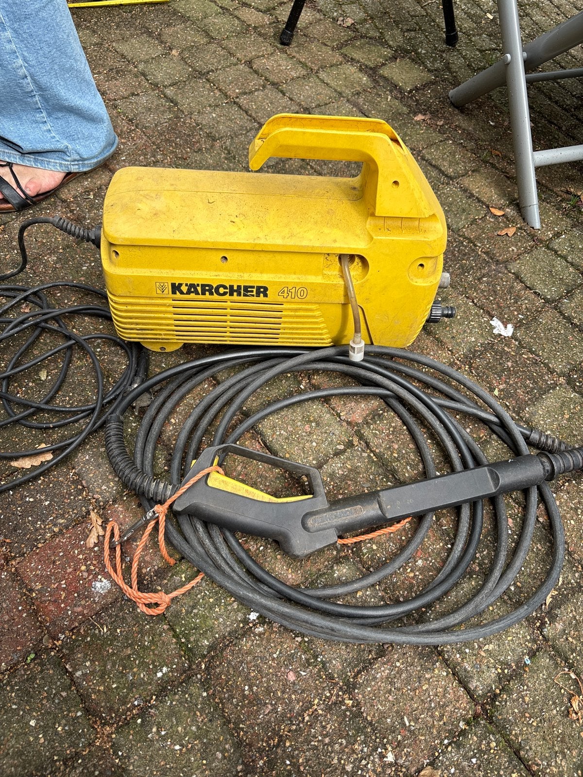 Kärcher 410 Hogedrukreiniger - Gebruikt maar functioneel, Ophalen, Gebruikt, Elektrisch