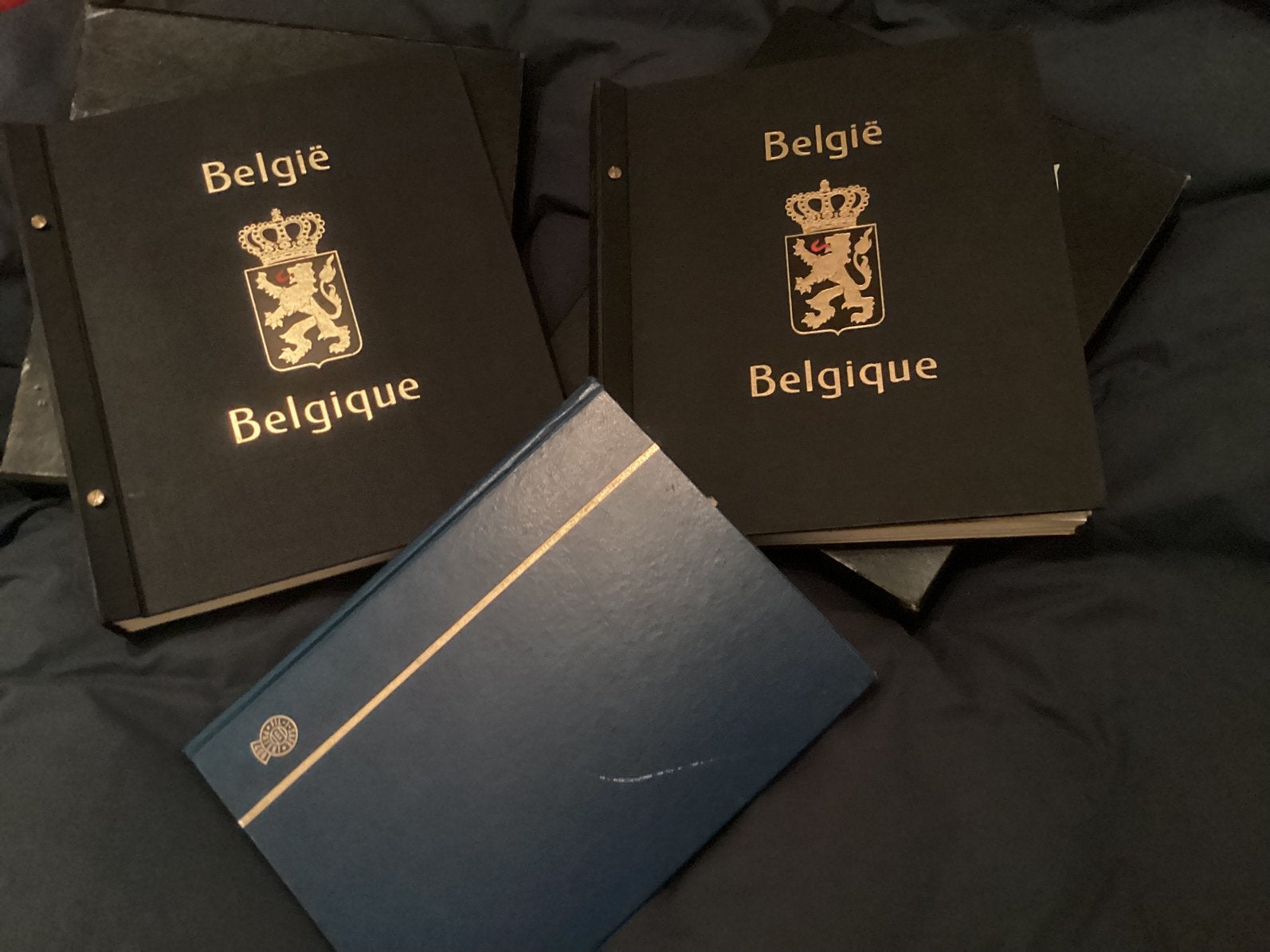Belgie in 2 davo albums, Ophalen of Verzenden, Buitenland