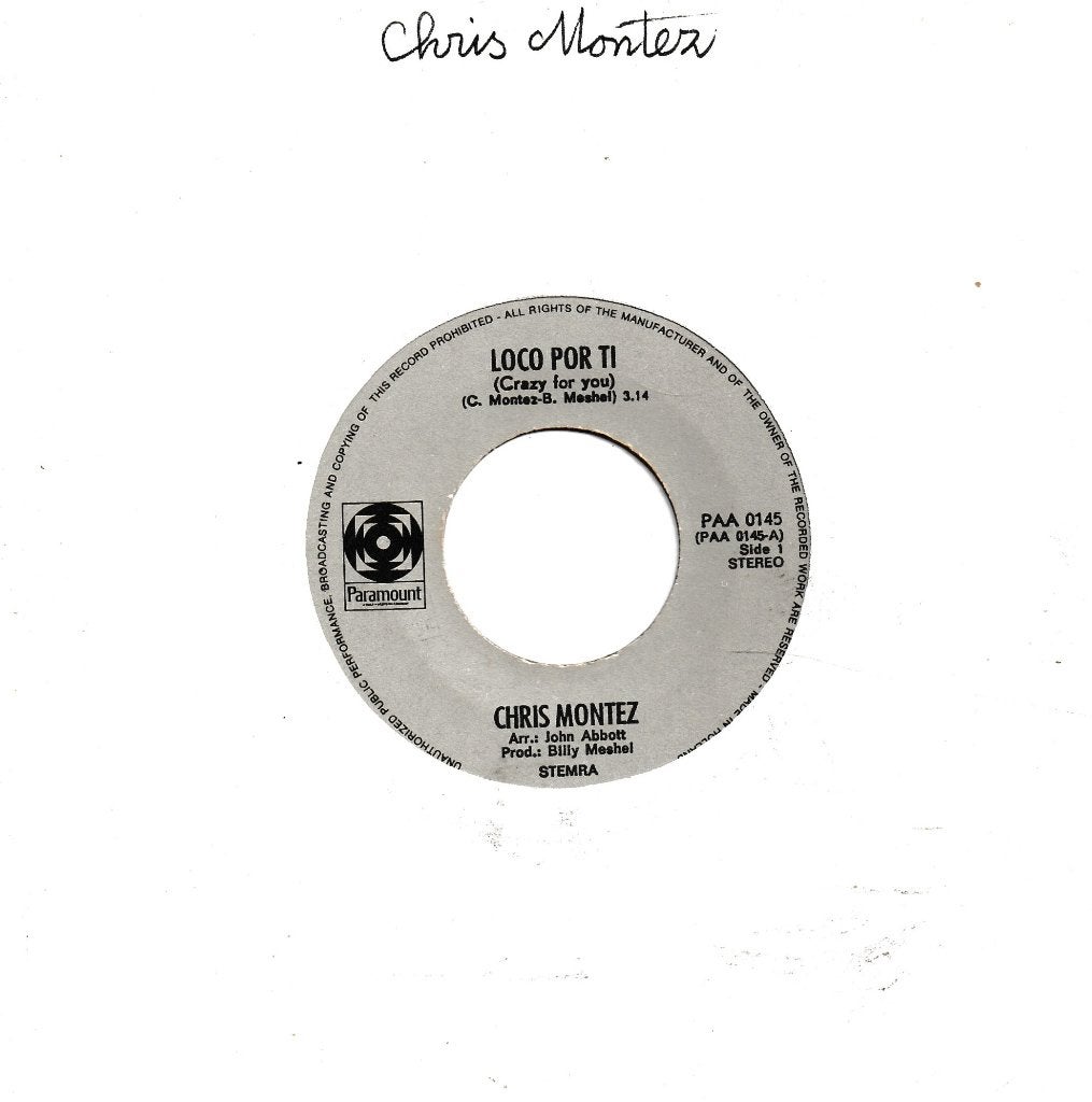 Chris Montez - Loco por ti, Ophalen of Verzenden, Gebruikt, 7 inch, Pop