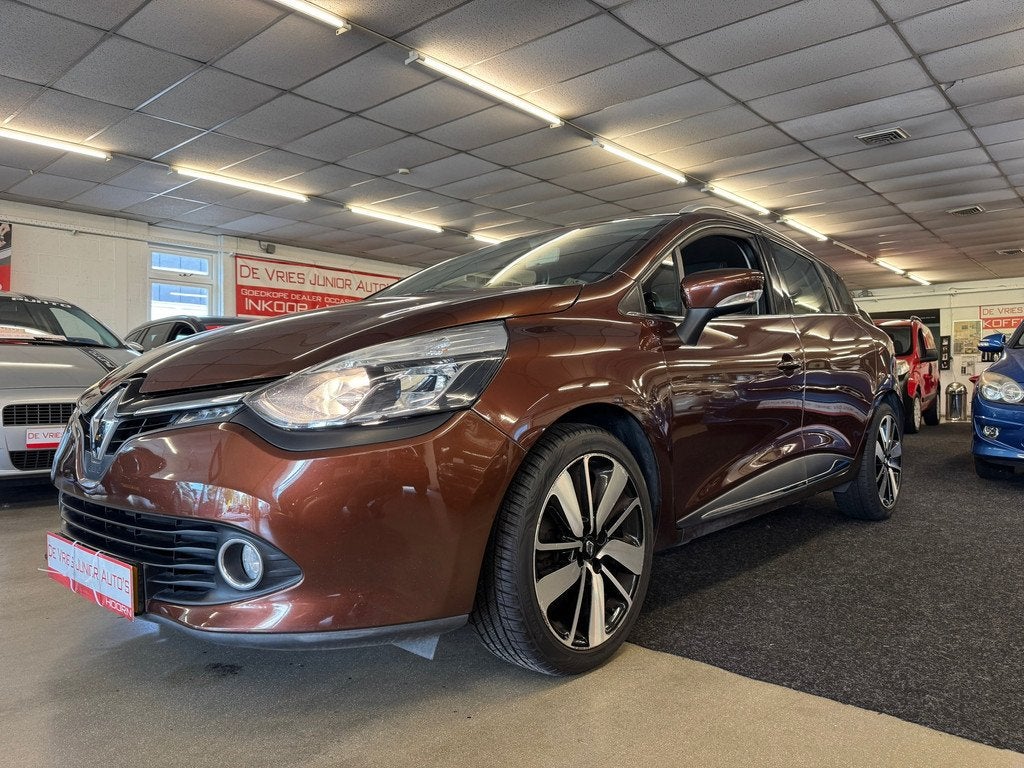 Renault Clio Estate 0.9 TCe Dynamique. Navi/BT/USB, cruise c, Auto's, Renault, Voorwielaandrijving, Startonderbreker, Bruin, Handgeschakeld