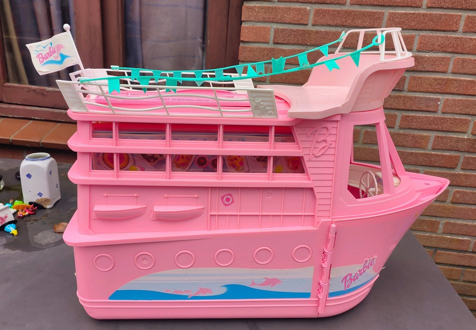 Vintage Barbie Cruise Ship, Kinderen en Baby's, Speelgoed | Poppen, Ophalen, Gebruikt, Barbie