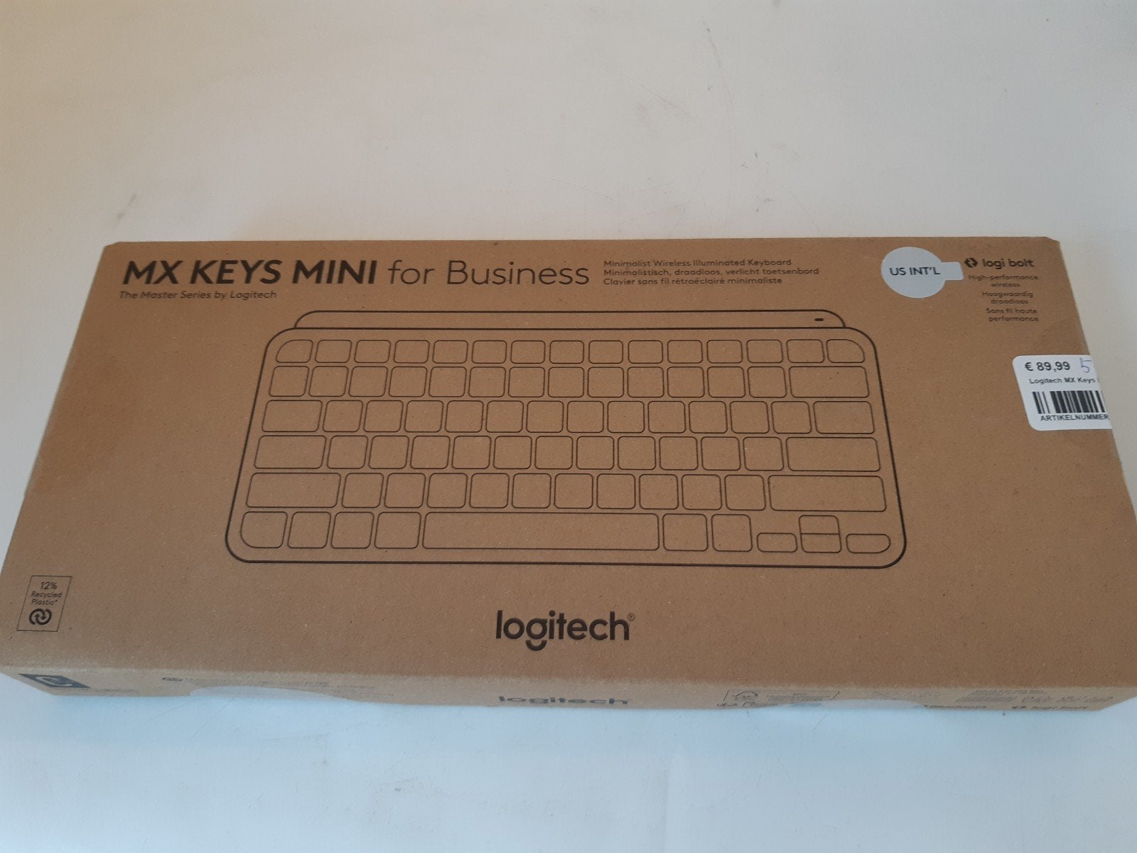 Logitech MX Keys Mini voor Business - Qwerty US INT'L, Logitech, Nieuw, Logitech Europe S.A., Ophalen of Verzenden