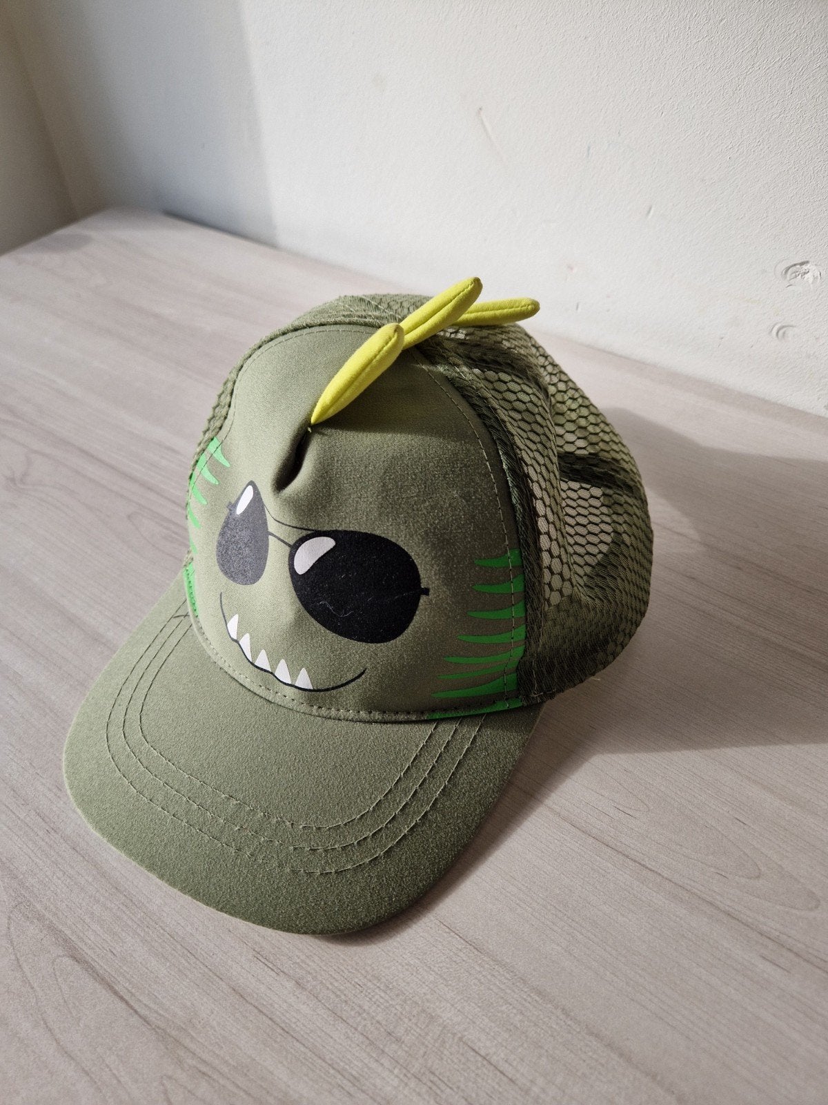 pet cap Dino dinosaurus groen nieuw, Nieuw, Ophalen of Verzenden, Pet, Kiki&Koko