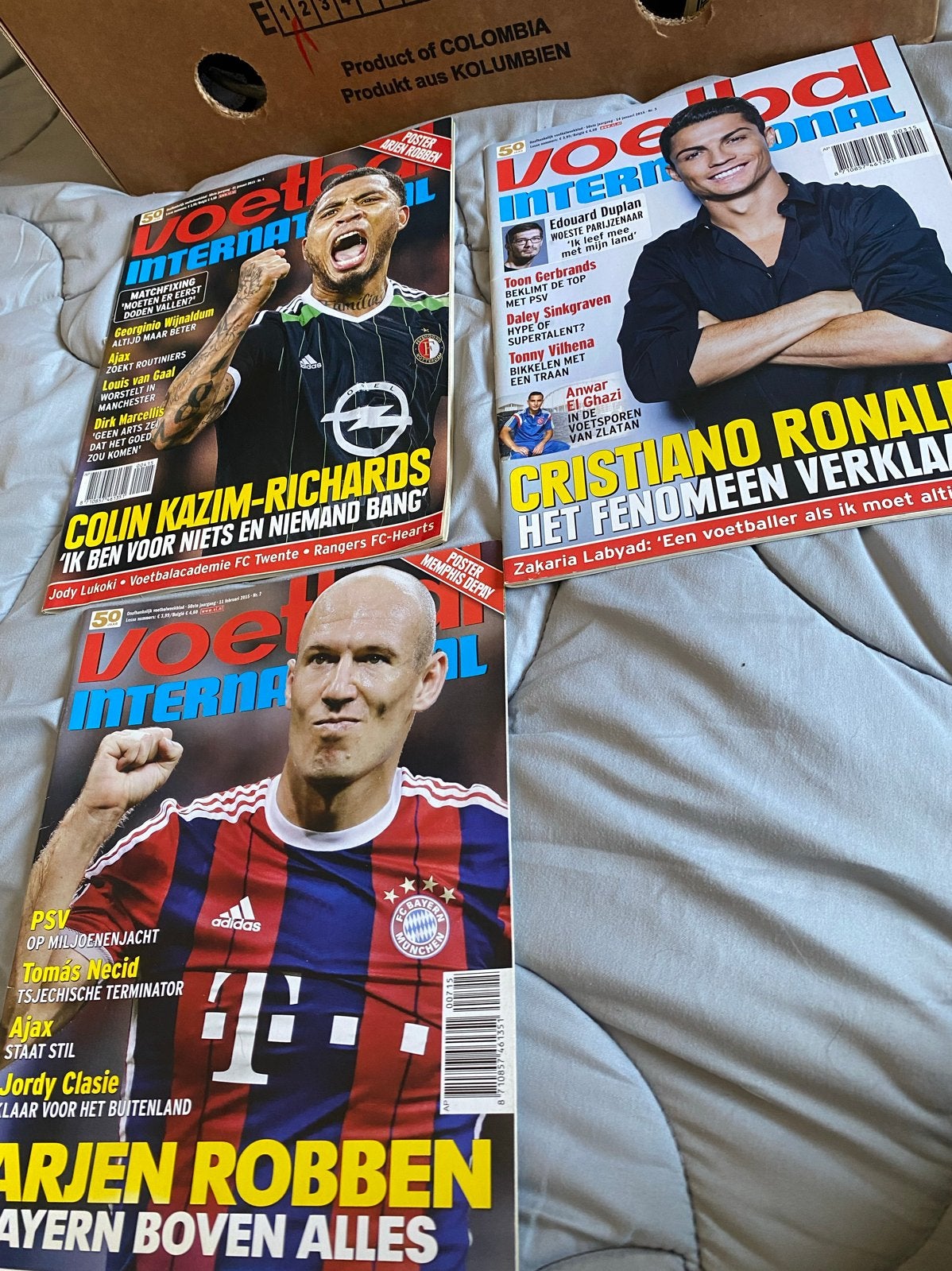 Voetbal International magazines - Arjen Robben, Ronaldo, Ophalen of Verzenden, Gelezen, Sport en Vrije tijd