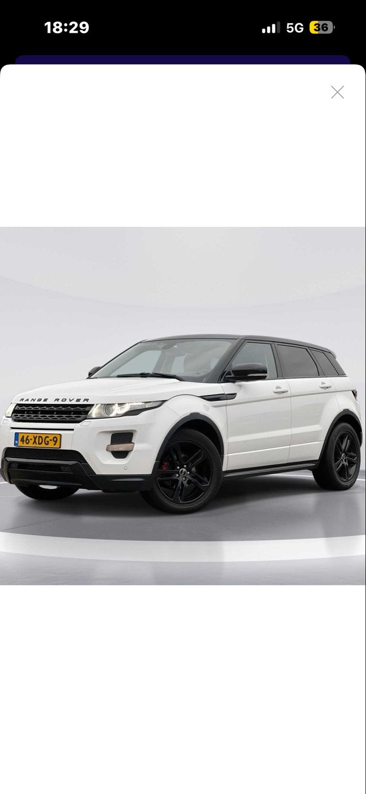 Land Rover Range Rover Evoque 2.2 SD4 190pk 4WD 2012 Wit, Automaat, Euro 5, 15 km/l, 1800 kg