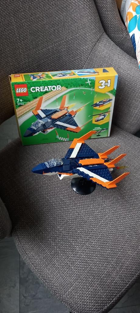 Lego Creator 3in1 31126 Supersonisch vliegtuig, Ophalen, Gebruikt, Lego, Compleet