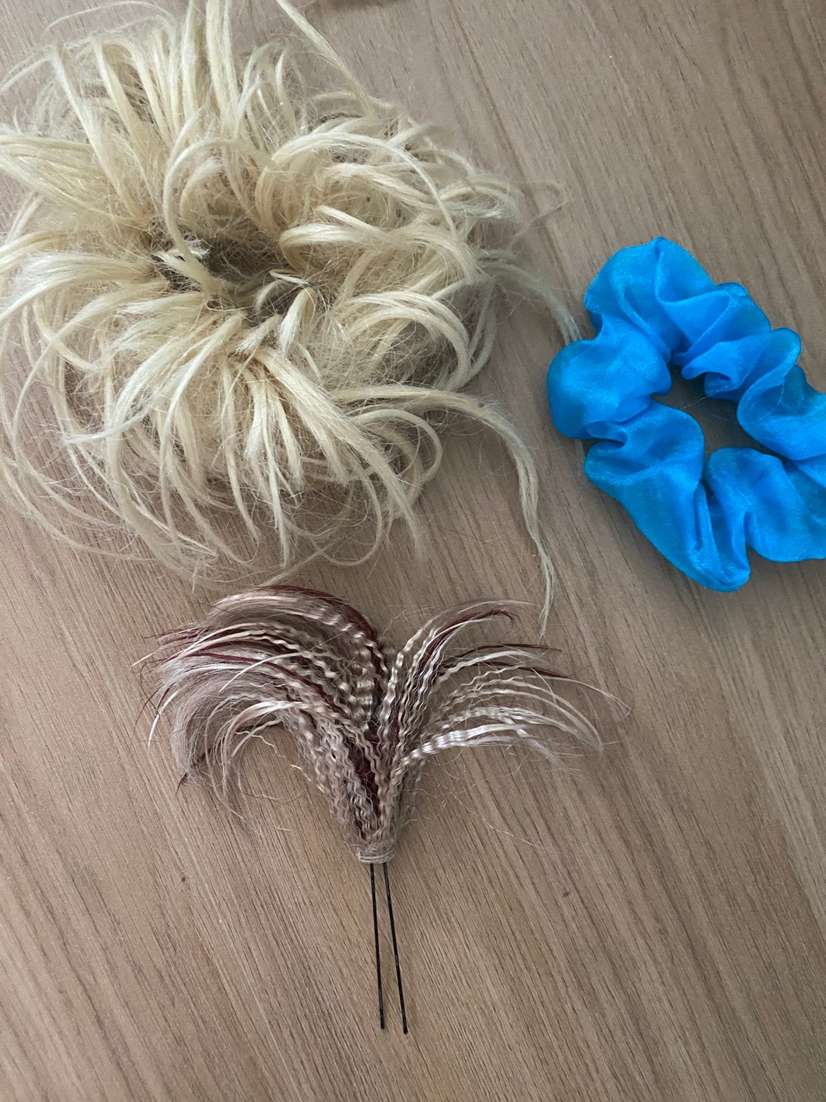 Kunst haar elastiek spelt blond knot maker, Ophalen of Verzenden, Zo goed als nieuw