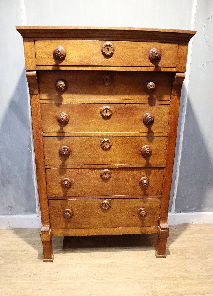 Antieke Hollandse meidenkast, Antiek en Kunst, Ophalen of Verzenden