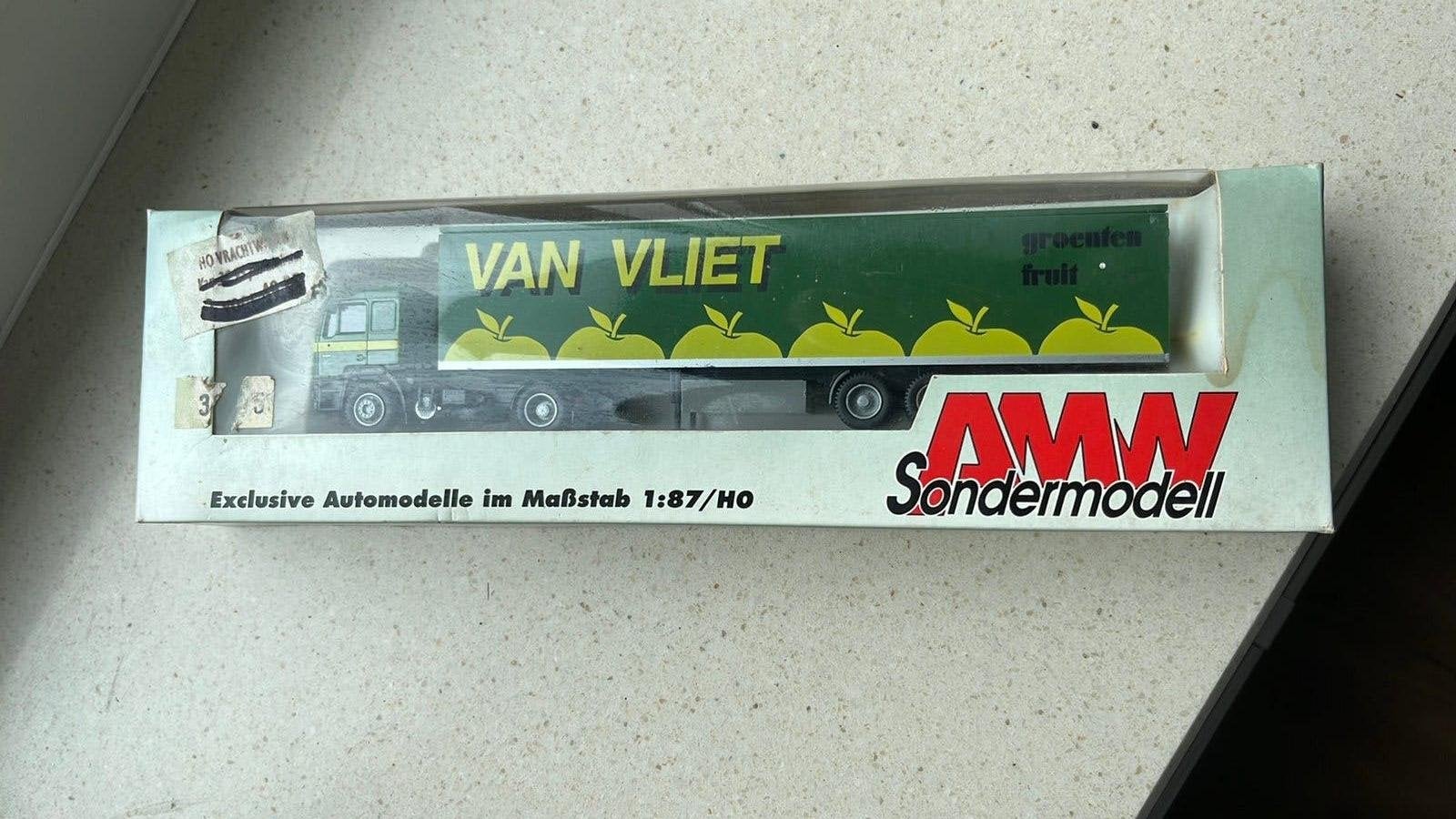 AWM 1:87 30068 Van Vliet groenten en fruit.zie omschrijving, Ophalen of Verzenden, Nieuw, Bus of Vrachtwagen, AWM