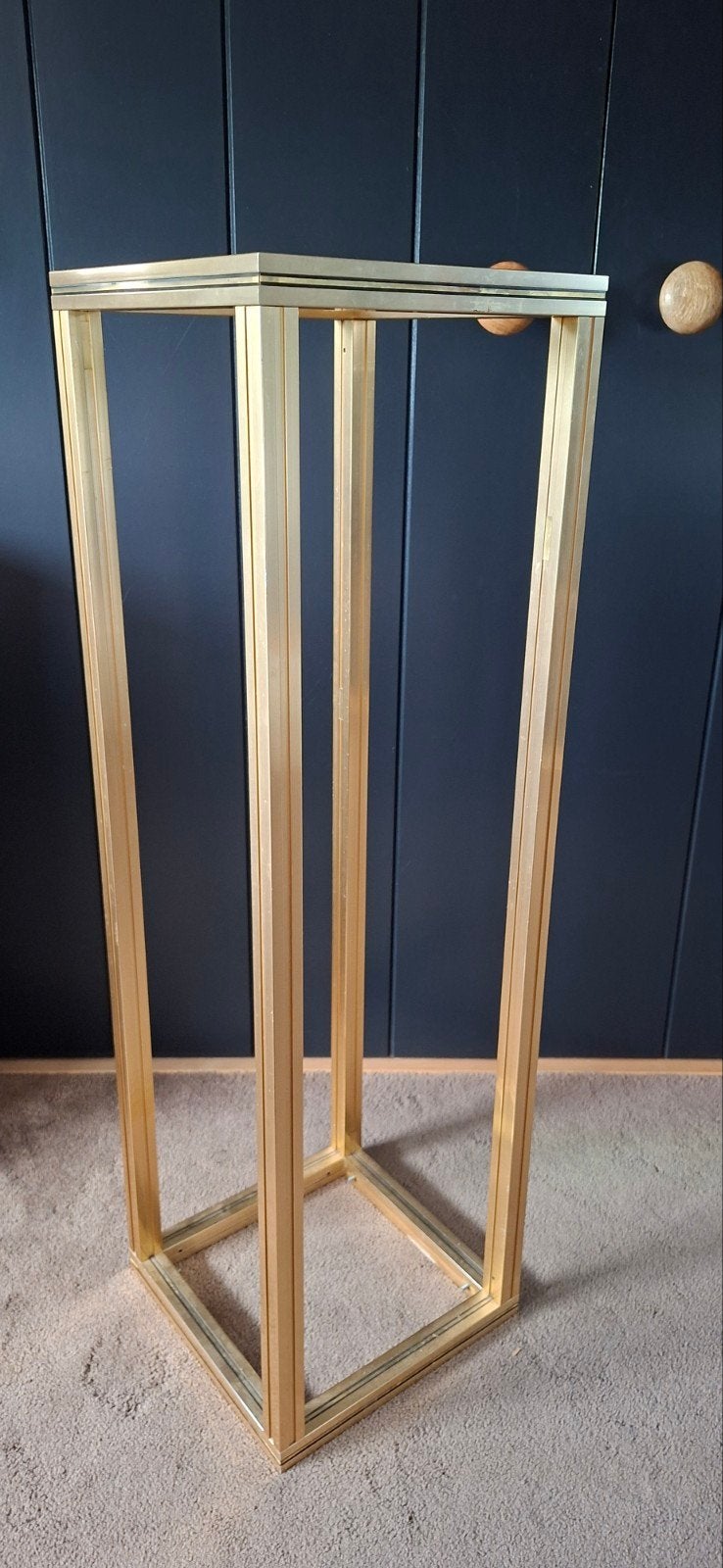 Originele Pierre Vandel messing plantentafel/standaard, Ophalen