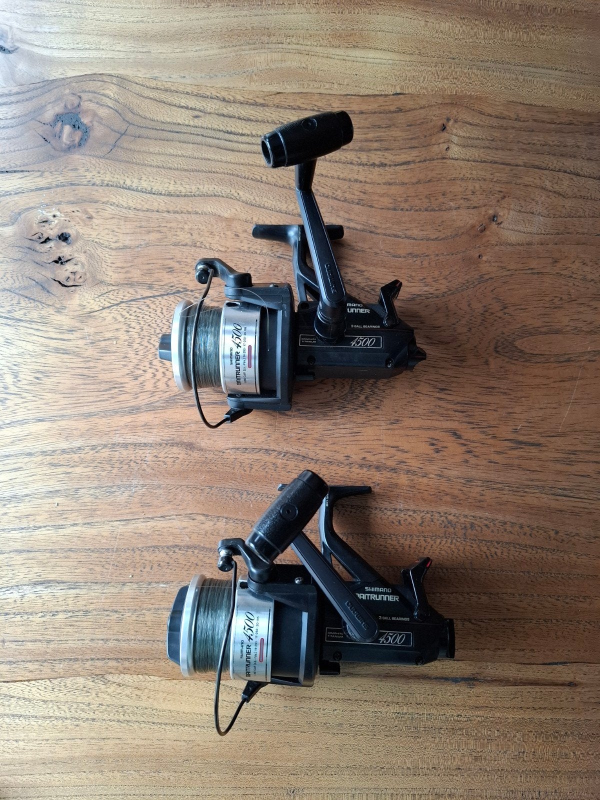Shimano 4500 Baitrunners - Set van 2, Ophalen of Verzenden