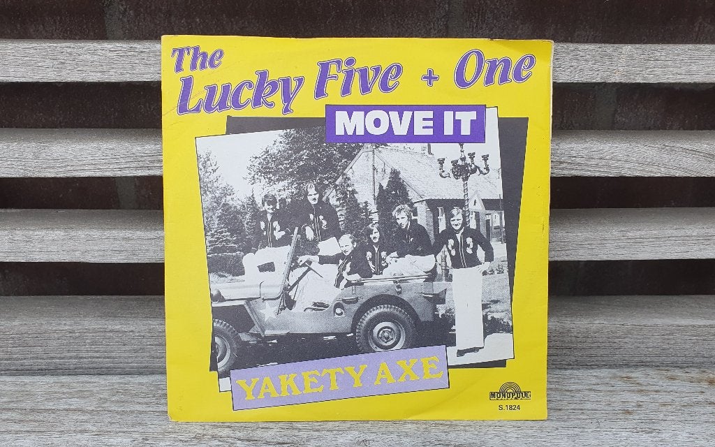 The Lucky Five + One ( Move It), Ophalen, 7 inch, Fotohoes, Zo goed als nieuw