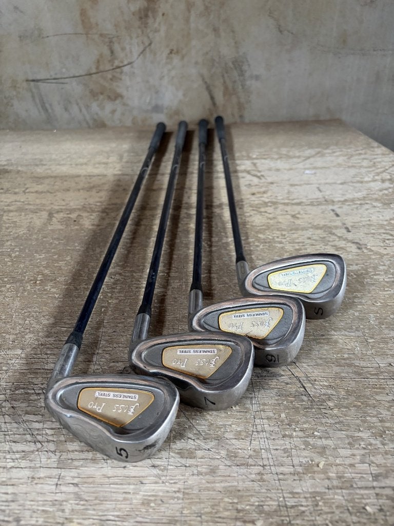 Set van 4 Boss Pro golfclubs (5, 7, 9, S), Ophalen of Verzenden, Gebruikt, Club, Overige merken
