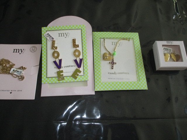 Nieuwe My jewellery gouden kettingen bedels oorbellen, Overige materialen, Nieuw, Ophalen of Verzenden, Verstelbaar