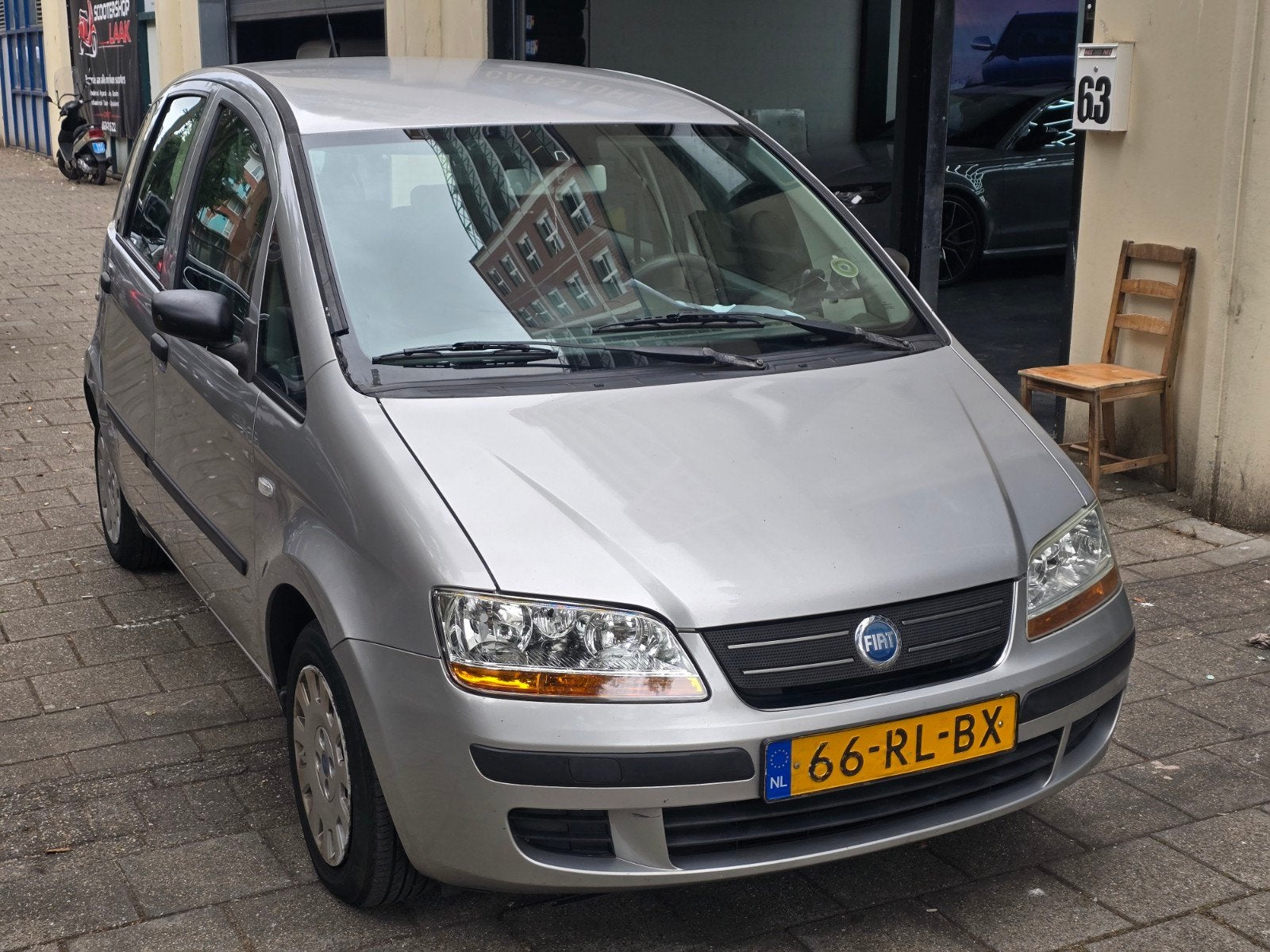 Fiat Idea 1.4 16V 2005 Grijs, Voorwielaandrijving, 15 km/l, Idea, 400 kg