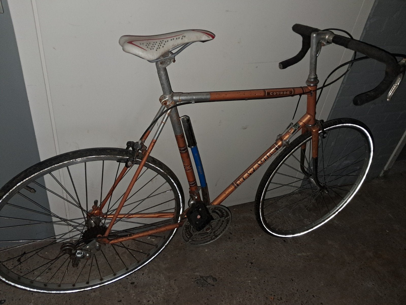 vintage batavus course racefiets licht opknap fietst goed, Ophalen, Jaren '60 of nieuwer, Batavus, 59 cm of meer