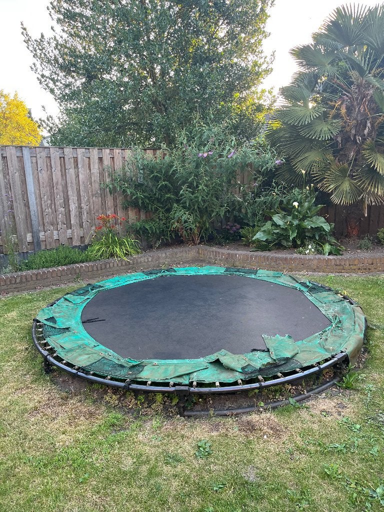 Trampoline, Ophalen, Gebruikt