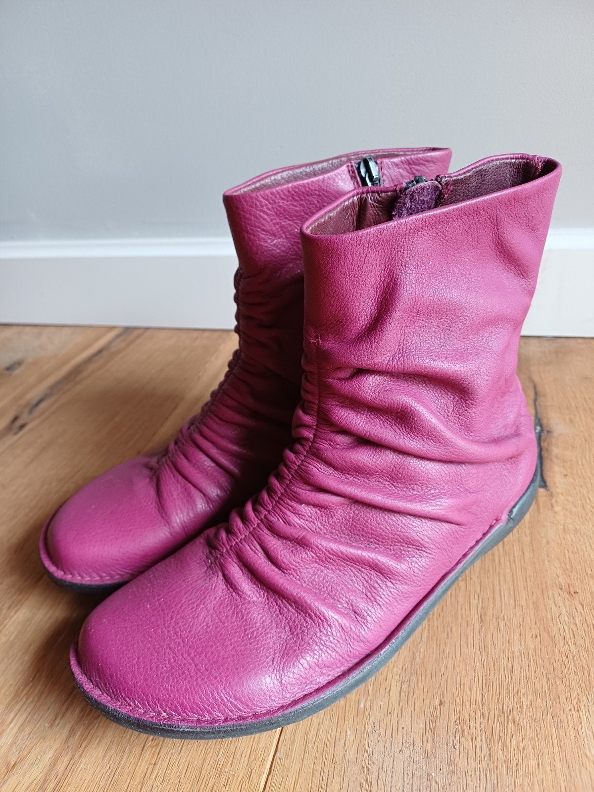 LOINTS of Holland fuchsia laarsjes 37, Kleding | Dames, Schoenen, Loints, Ophalen of Verzenden, Zo goed als nieuw, Roze