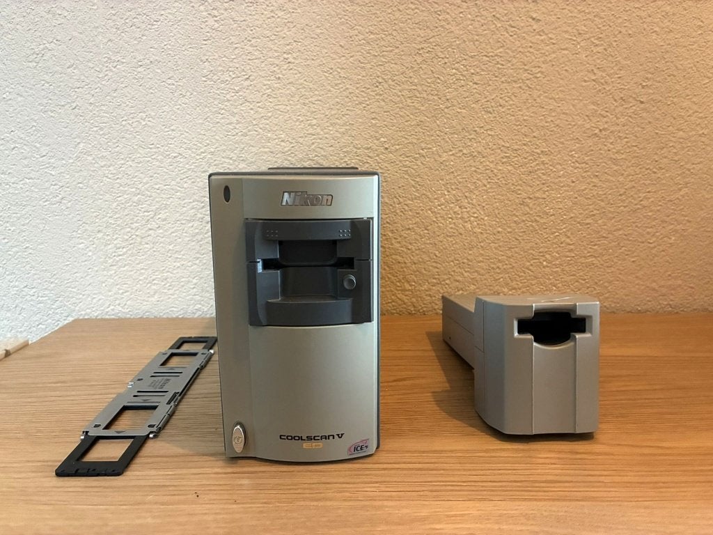 Nikon Coolscan V ED LS-50 filmscanner + MA-21, SA-21 en FH-2, Ophalen, Diascanner, Gebruikt, MacOS