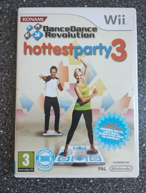 Dance Dance Revolution Hottest Party 3, Muziek, Verzenden, 1 speler, Zo goed als nieuw