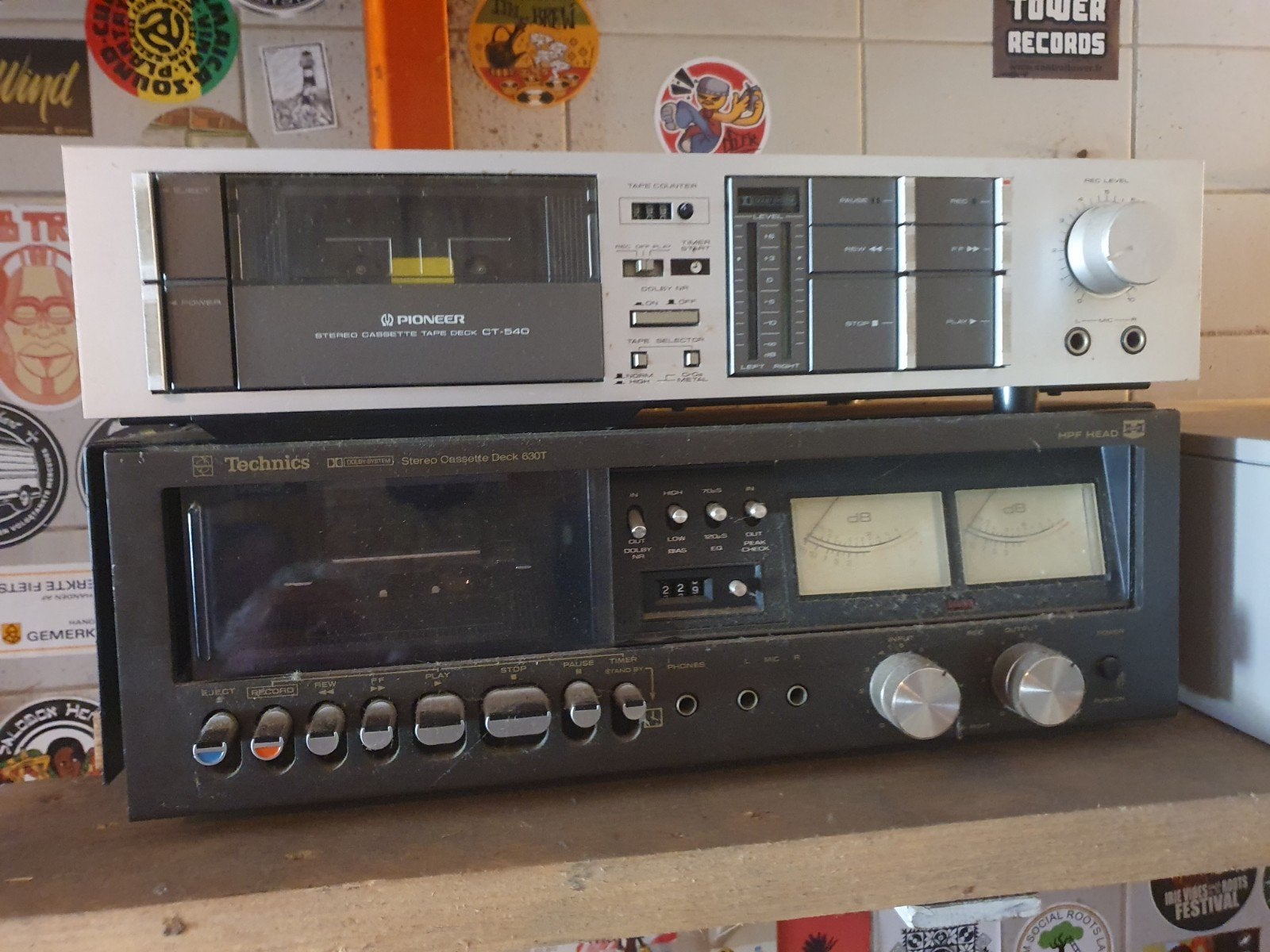 4 defecte cassettedecks, Audio, Tv en Foto, Cassettedecks, Ophalen, Sony