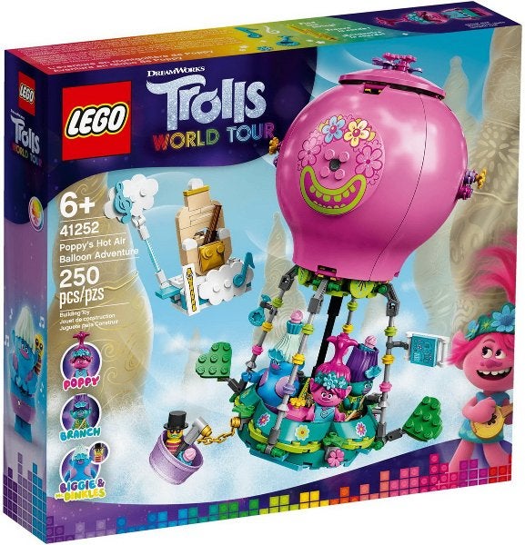 Lego Trolls 41252 Luchtballonnen avontuur, Kinderen en Baby's, Overige thema's, Lego, Nieuw, Ophalen of Verzenden