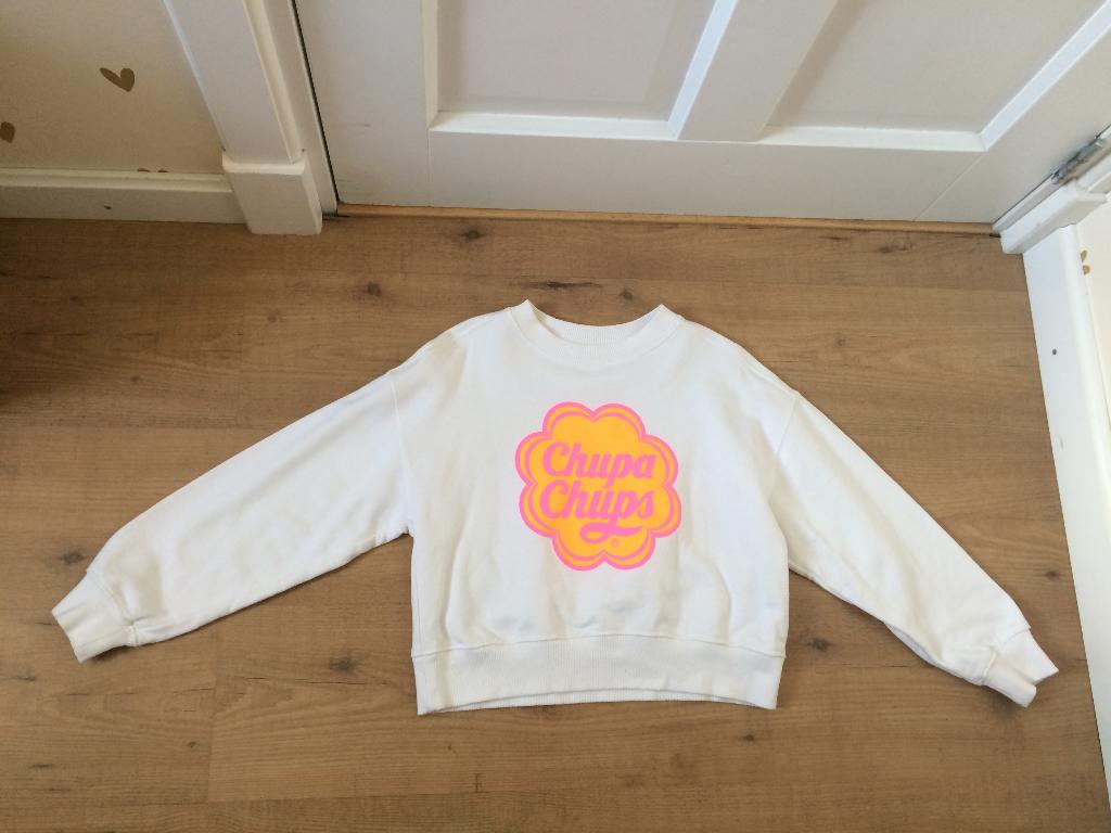 Zara Chupa Chups sweater maat 140 - ZGAN!, Ophalen of Verzenden, Zo goed als nieuw, Meisje, Trui of Vest