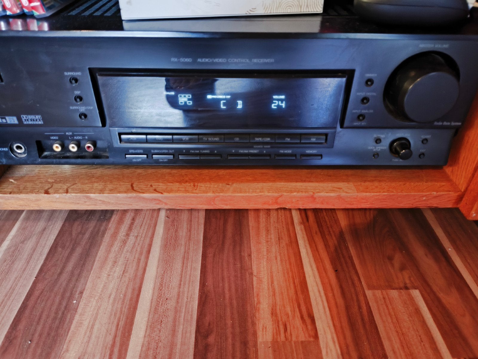 JVC Versterker met Kenwood Subwoofer, Center en Pionee, Ophalen, JVC, 70 watt of meer, Gebruikt