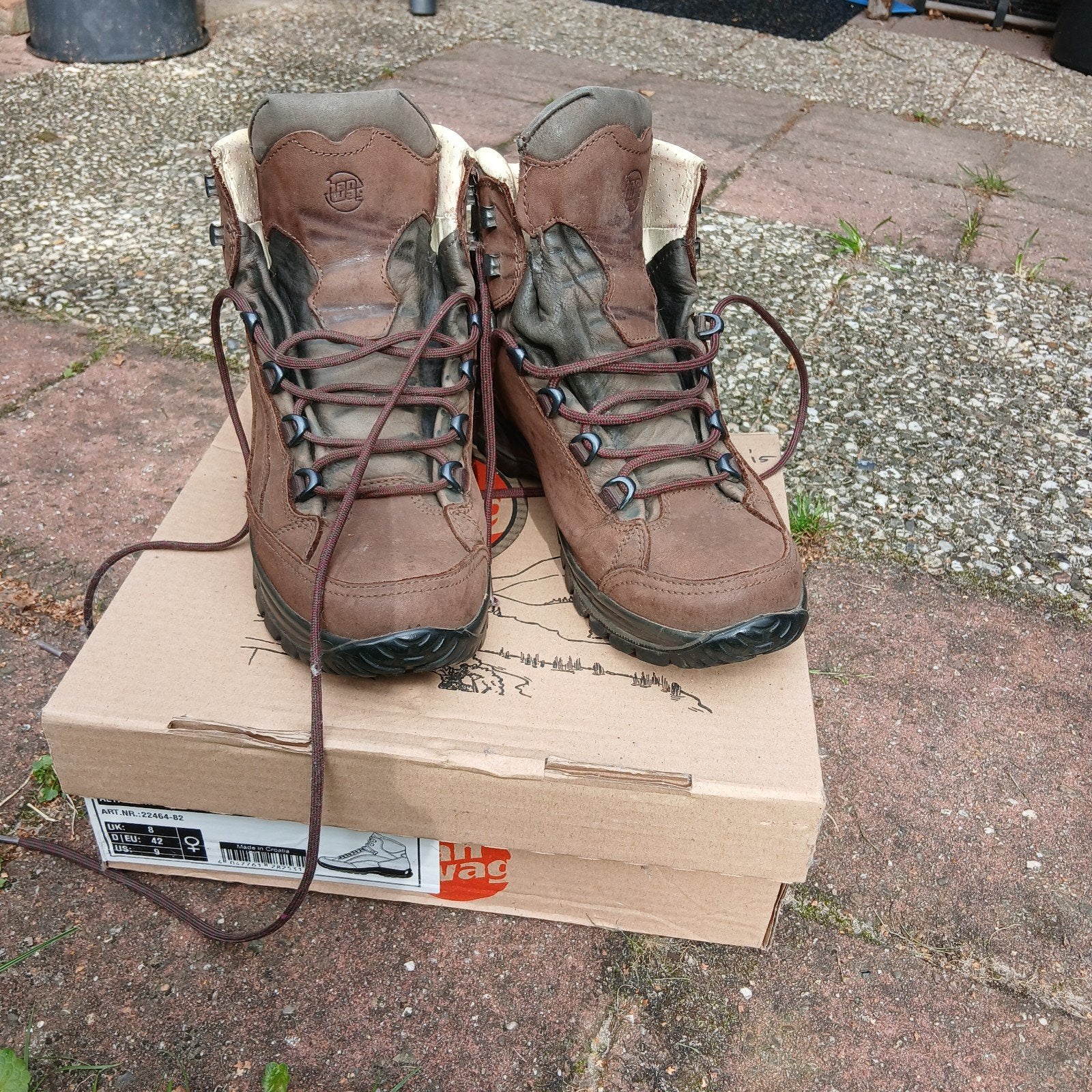 Bergschoenen voor dame, Hanwag, Ophalen of Verzenden, Zo goed als nieuw, Schoenen