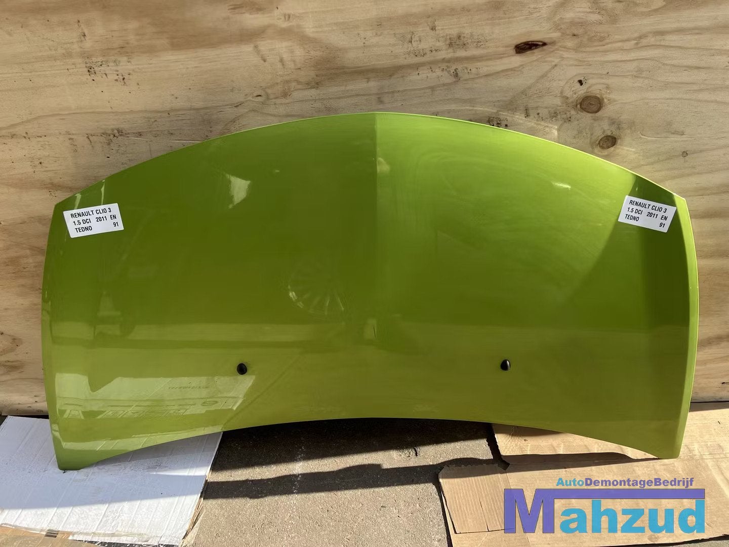 RENAULT CLIO 3 Groen TEDNO TEDN0 motorkap 2005-2014, Renault Group, Gebruikt, Contact.group@renault.com, Renault