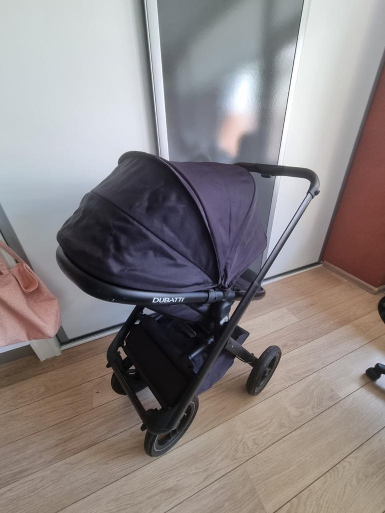 Dubatti One kinderwagen inclusief reismand en accesoires, Kinderen en Baby's, Verzenden, Gebruikt, Zonnekap