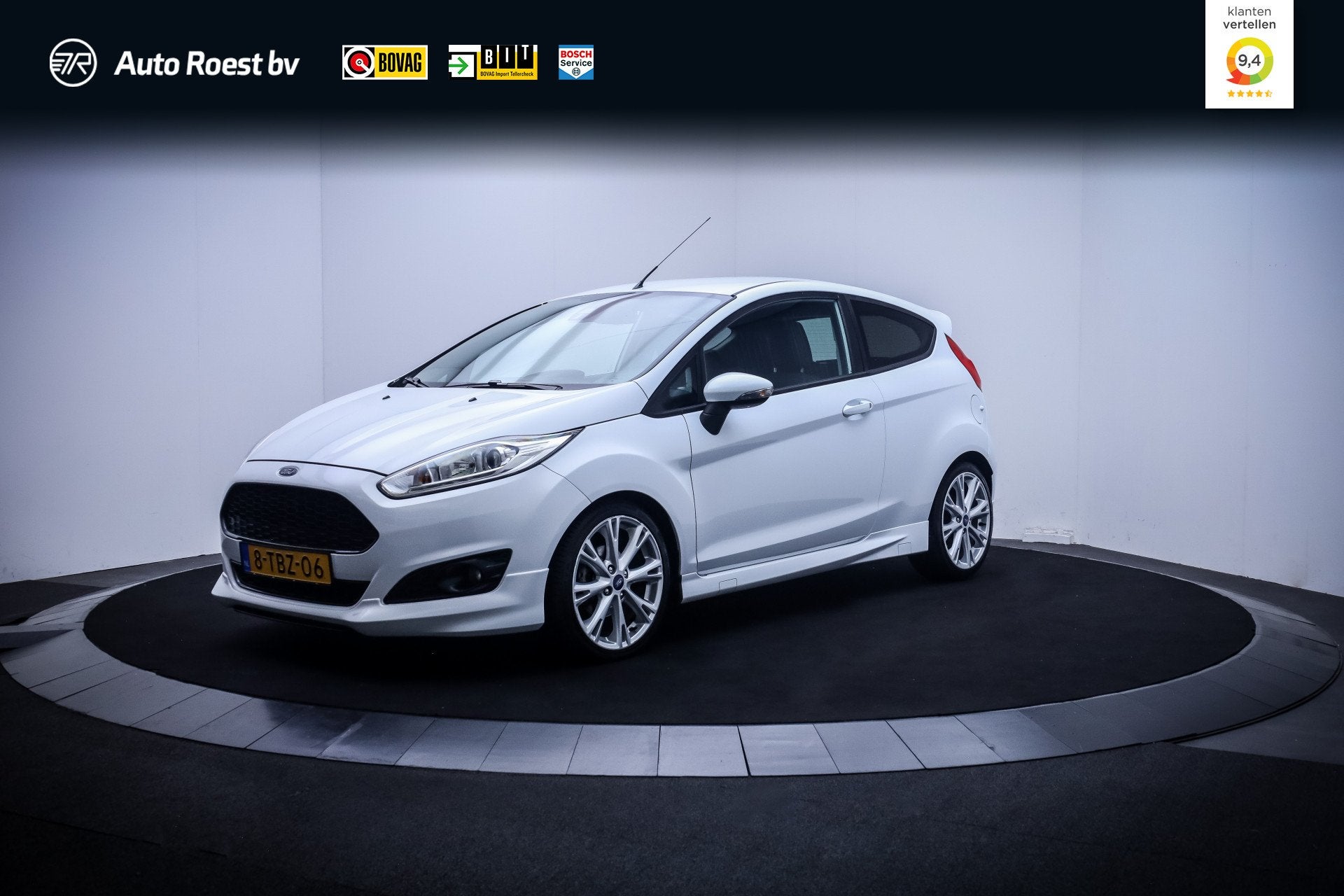 Ford Fiesta 1.0 EcoBoost Sport NAVI | CLIMA | BLUETOOTH | VO, Auto's, Euro 5, Stof, Zwart, Origineel Nederlands