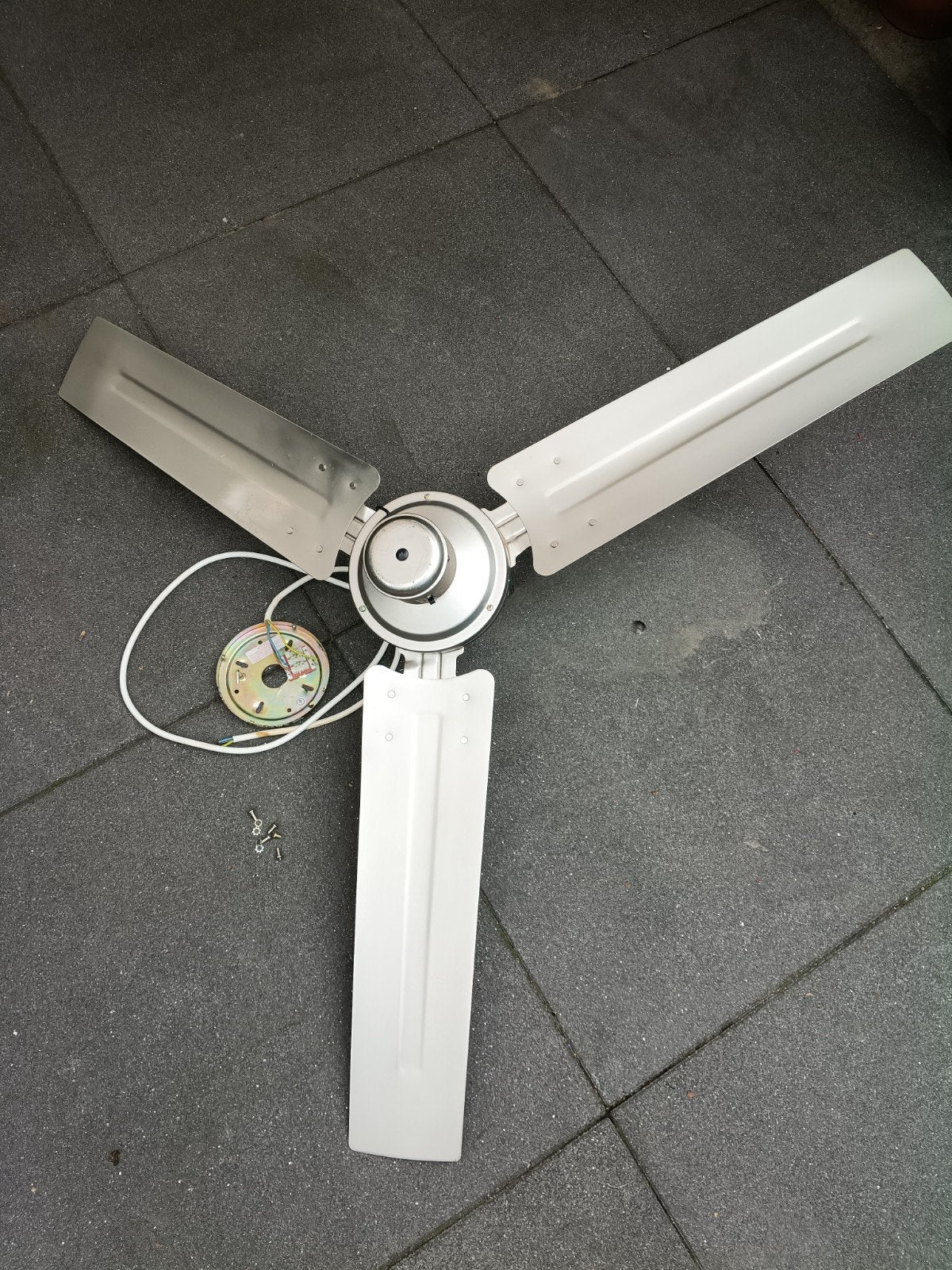 Plafondventilator met 3 bladen, Witgoed en Apparatuur, Ventilatoren, Gebruikt, Plafondventilator, Ophalen