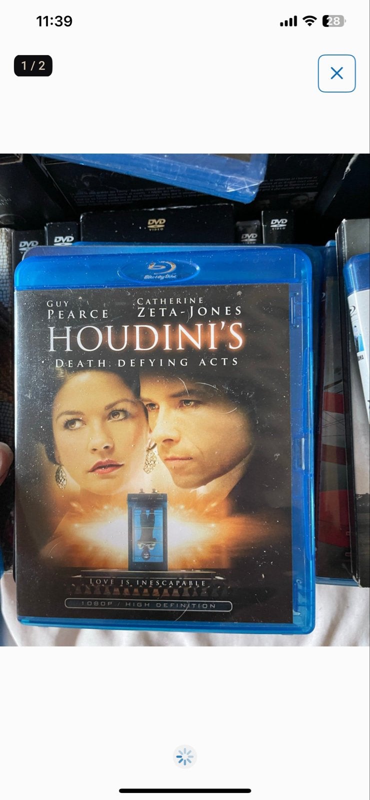 Houdini's Death Defying Acts - Blu-ray, Engels, Vanaf 16 jaar, Nederlands, Film