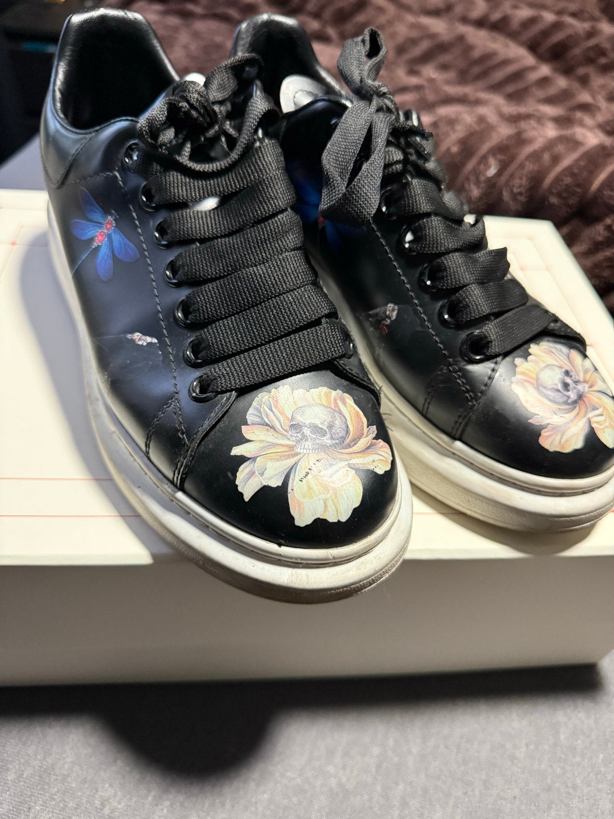 Alexander McQueen Sneakers Maat 38.5, Kleding | Dames, Zwart, Ophalen of Verzenden, Sneakers of Gympen, Gedragen