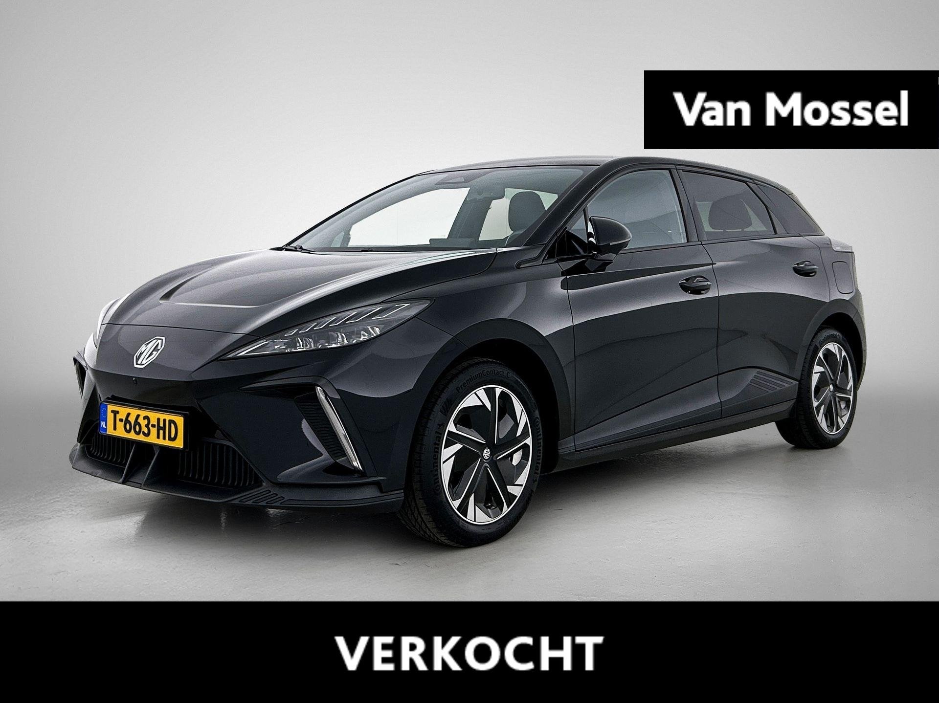 MG 4 Luxury 64 kWh | 1e-EIG. | SoH 98,1% | Navi | 17"LMV | 3, Auto's, Gebruikt, Zwart, Origineel Nederlands, 500 kg