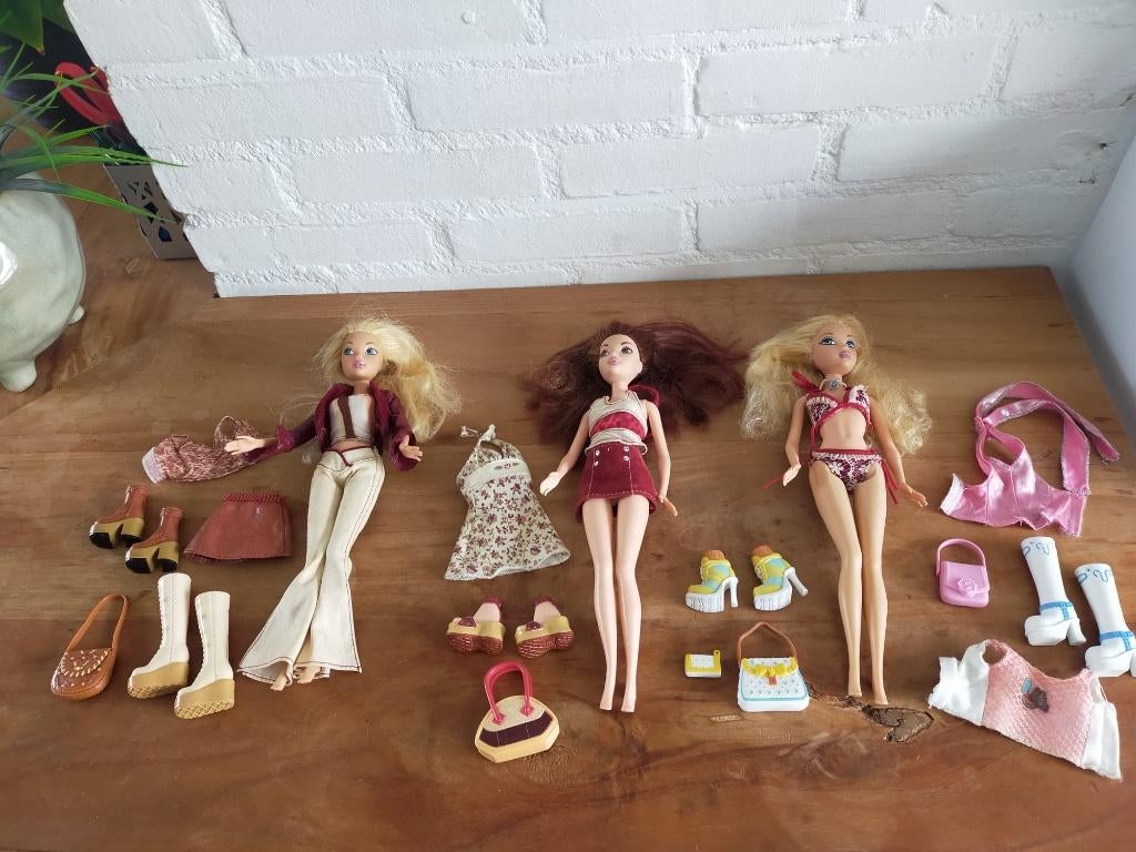 3x barbie my scene, Ophalen of Verzenden, Zo goed als nieuw, Pop