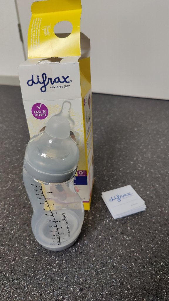 Ongebruikte Difrax fles, Difrax, Nieuw, Ophalen of Verzenden, Babyfles