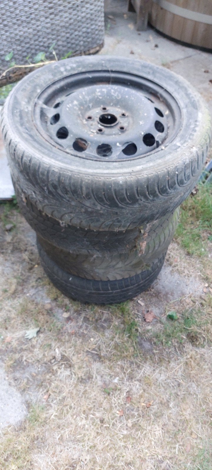 Gratis set van 4 winterbanden, maat 215/55 R16, Ophalen, Gebruikt