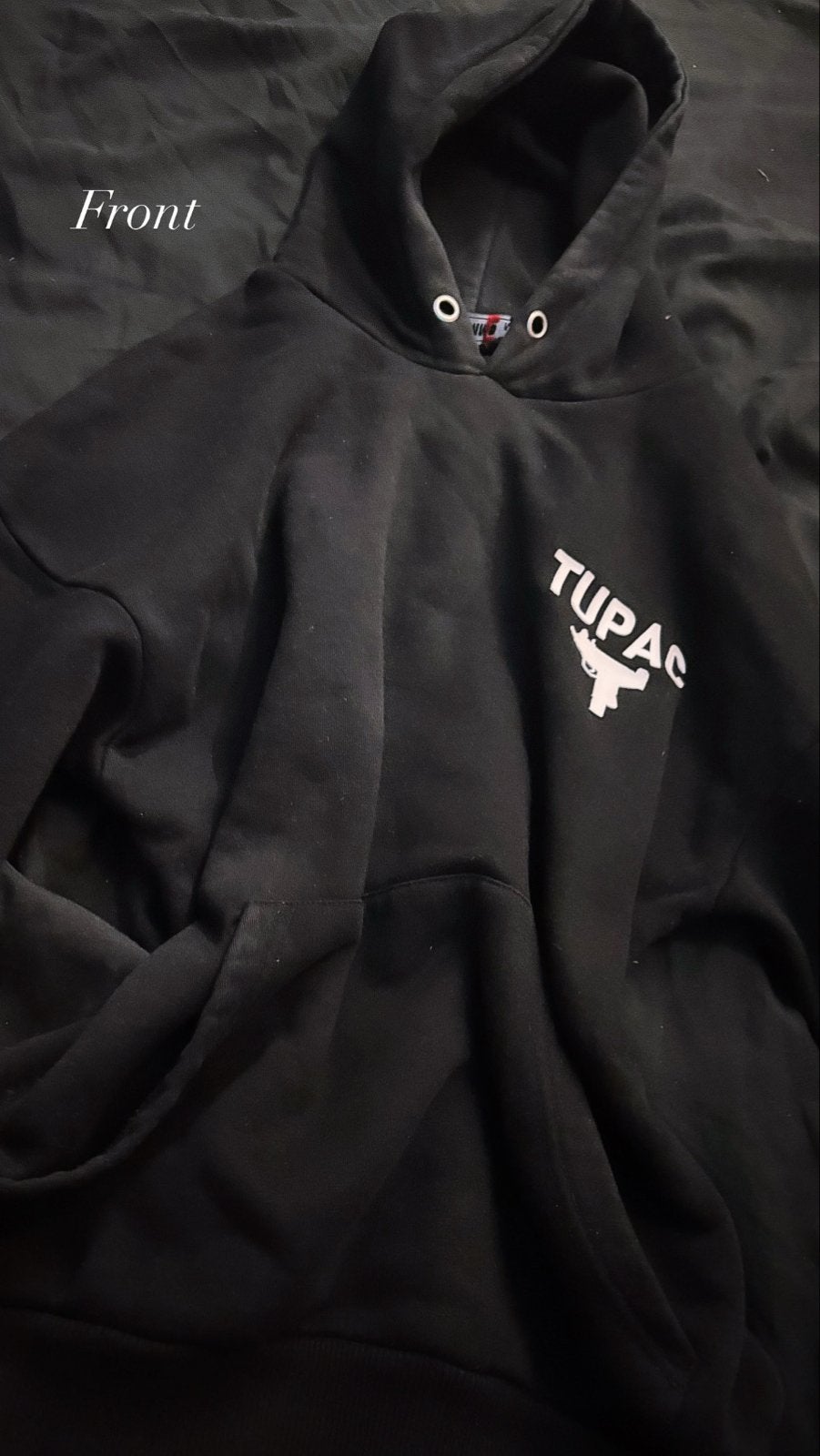 2Pac Hoodie voor dames - Maat M, Kleding | Dames, Truien en Vesten, Ophalen of Verzenden, Zo goed als nieuw, Maat 38/40 (M), Zwart