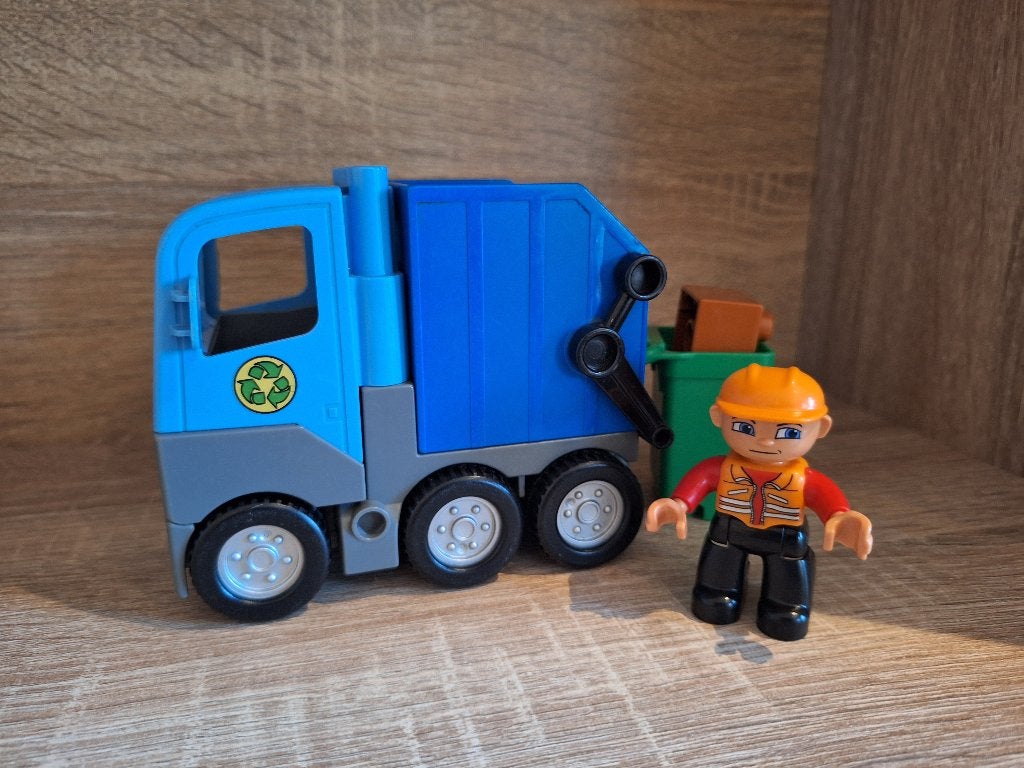 Duplo vuilniswagen, Ophalen of Verzenden, Zo goed als nieuw, Duplo
