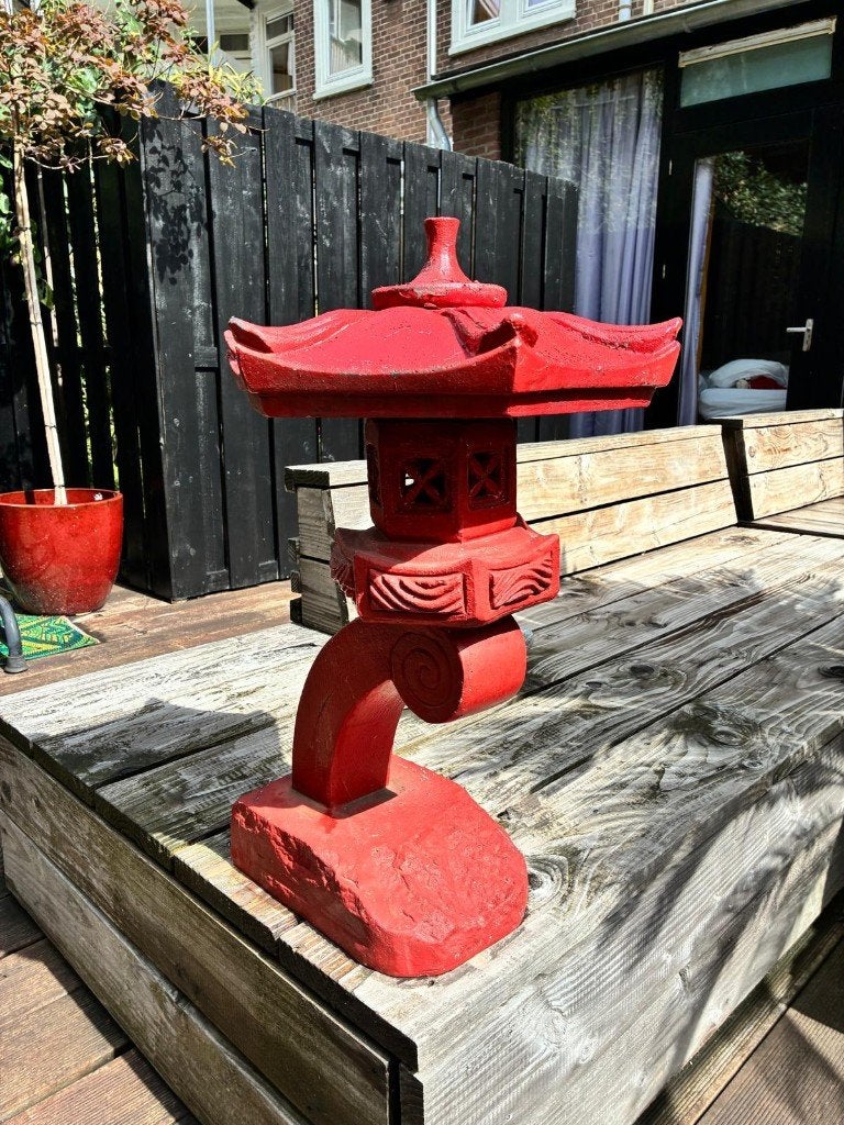 Japanse pagode voor binnen of buiten, Ophalen of Verzenden, Gebruikt, Overige materialen, Overige typen