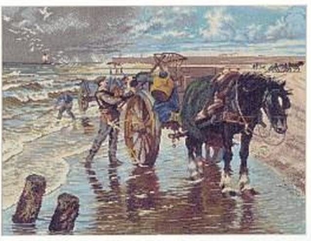 borduurPATROON 12107 456 cornelis jetses, schelpenvisser, Hobby en Vrije tijd, Ophalen of Verzenden, Zo goed als nieuw, Handborduren