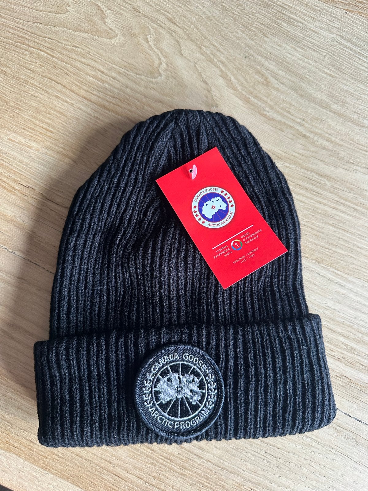 Nieuwe Canada Goose Muts - Zwart, One Size, Verzenden, Nieuw, Maat 46/48 (XL) of groter, Muts