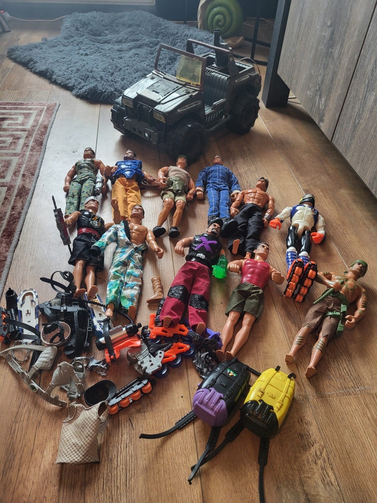 Grote collectie action man met accessoires, Ophalen of Verzenden, Zo goed als nieuw