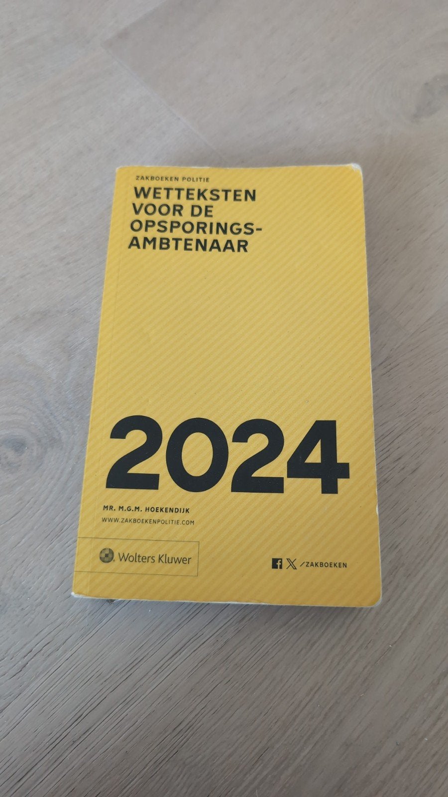 Wetteksten voor de opsporingsambtenaar 2024, Boeken, Gelezen, Verzenden, Mr. M.G.M. Hoekendijk, MBO