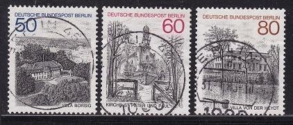795 - Berlijn michel 685/687 gestempeld , Berlijnse stadsgez, Verzenden, BRD, Gestempeld